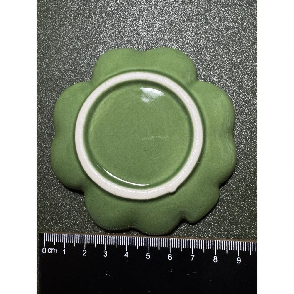 Shamrock Trinket Dish‎ Porcelain Jewelry Tray Store Display Holder